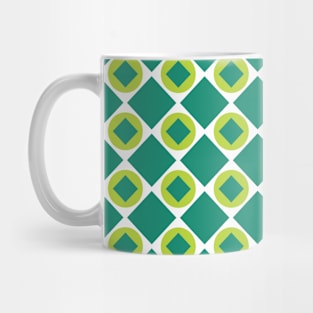 Square and Circle Seamless Pattern 003#001 Mug